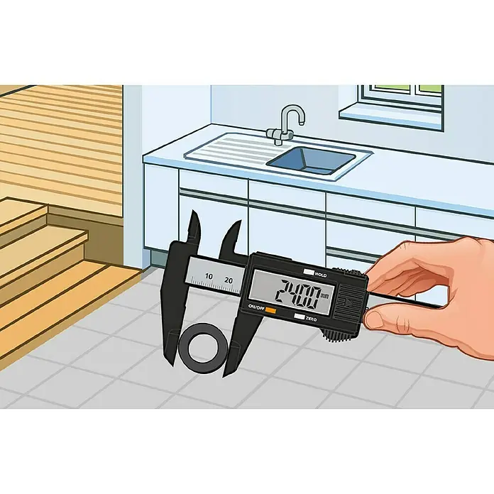 Laserliner Digitaler Messschieber MetricMaster Plus -  - Anwendungsbeispiel