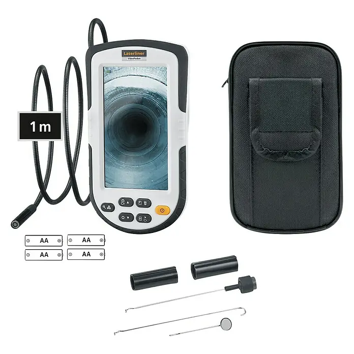 Laserliner Endoskopkamera VideoPocket - Durchmesser Kamerakopf: 8 mm - Diagonale Ansicht