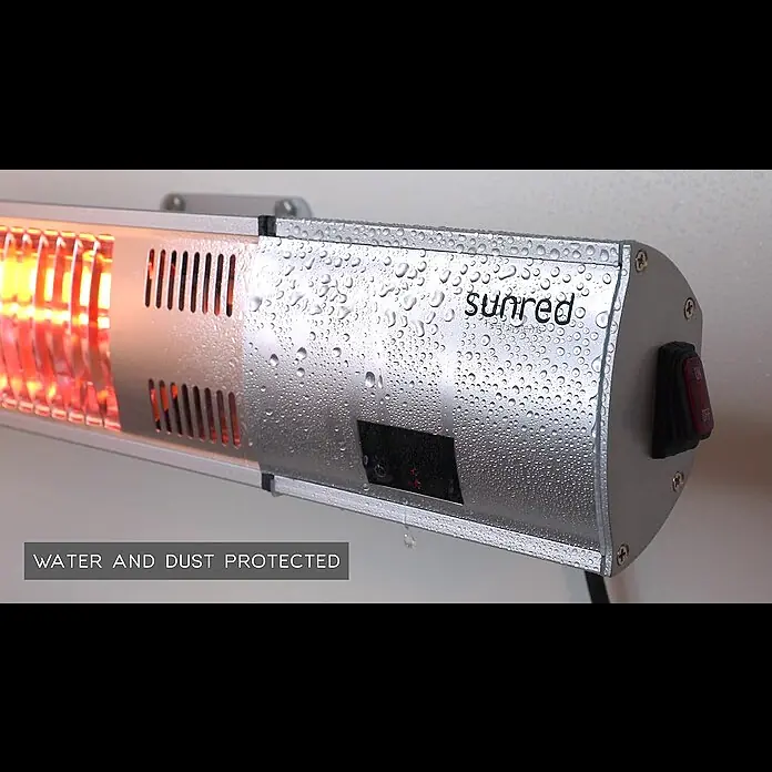 Sunred Wandheizstrahler Wall - 2.000 W, Golden Tube
