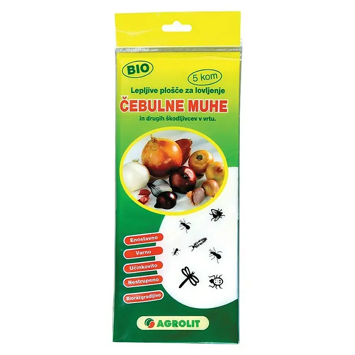 Zamka za muhe - 5 kom - Pogled sprijeda