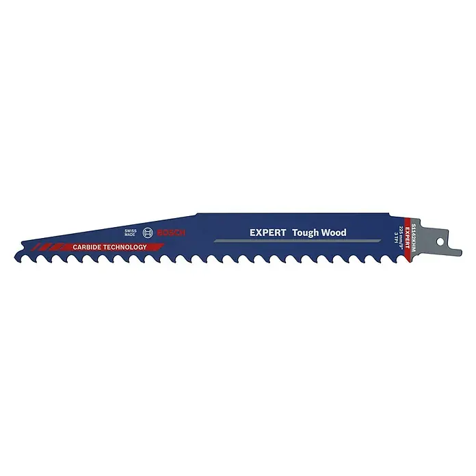 Bosch Expert Säbelsägeblatt Tough Wood S 1242 KHM - 1 Stk., Länge: 225 mm - Linke Seitenansicht