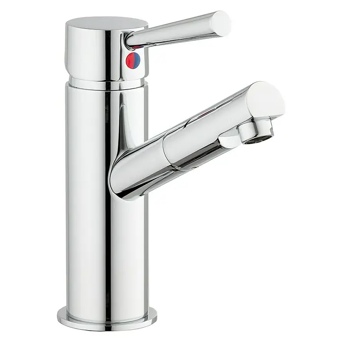 Camargue Merida Waschtischarmatur - Niederdruck, Chrom - Diagonale Ansicht