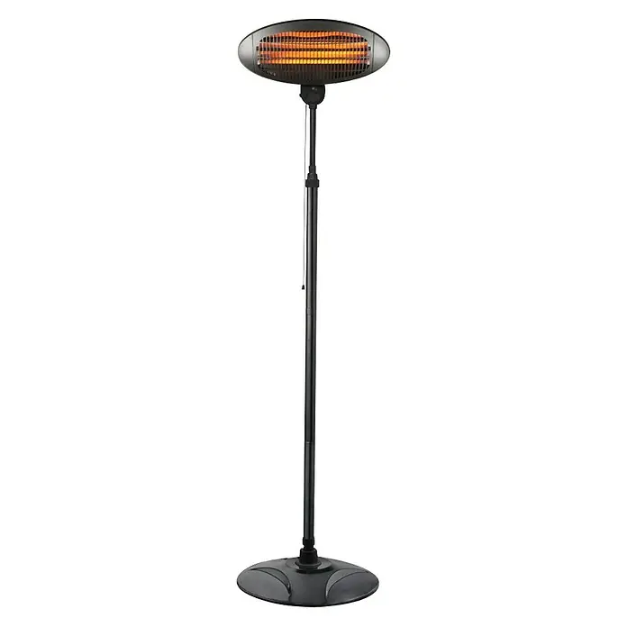 Voltomat HEATING Infrarot-Heizstrahler - 2.000 W, Schwarz, Höhe: 210 cm - Vorderansicht