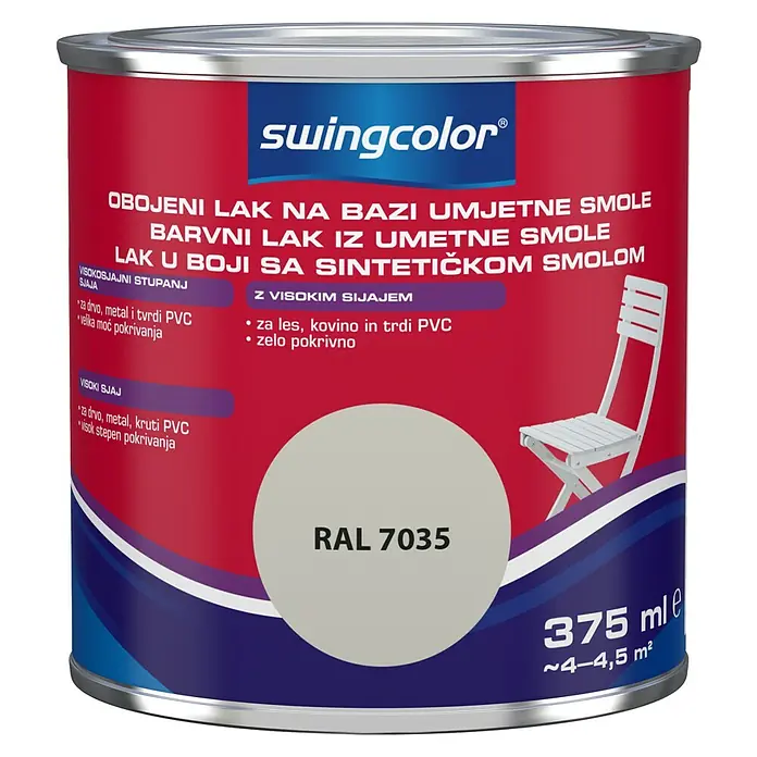 swingcolor Lak u boji - Boja: Sive boje, 375 ml - Pogled sprijeda