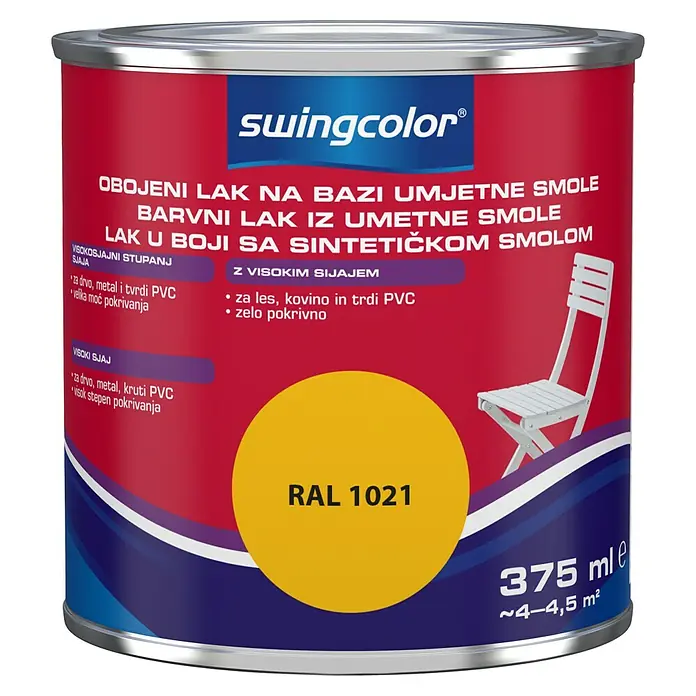 swingcolor Lak u boji - Boja: Žute boje, 375 ml - Pogled sprijeda