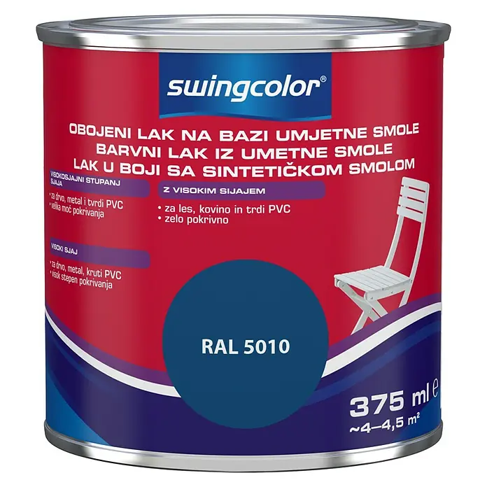 swingcolor Lak u boji - Boja: Plave boje, 375 ml - Pogled sprijeda