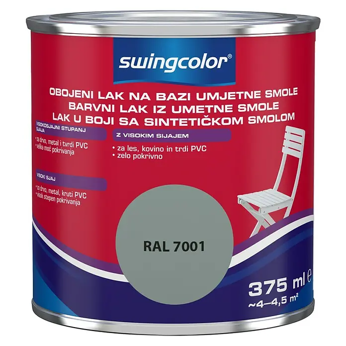 swingcolor Lak u boji - Boja: Sive boje, 375 ml - Pogled sprijeda
