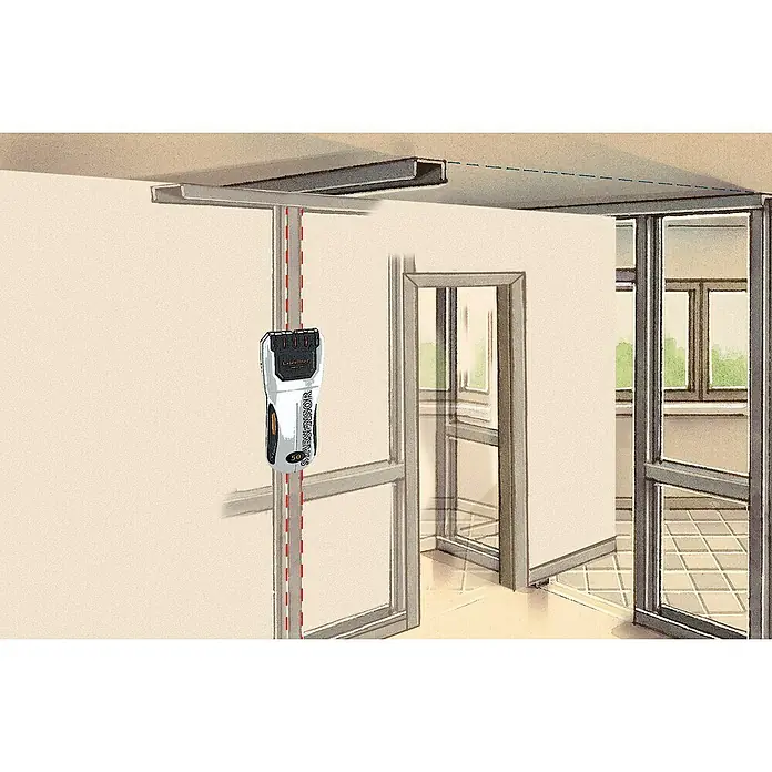 Laserliner Ortungsgerät StarSensor 50 - Erfassungstiefe: Max. 40 mm Holz/Metall - Anwendungsbeispiel