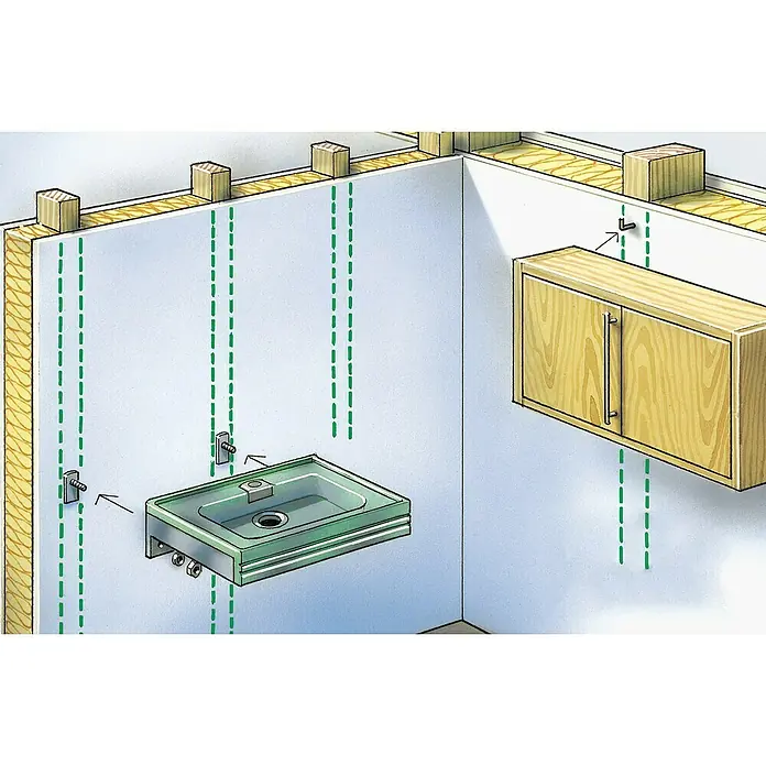 Laserliner Ortungsgerät StarSensor 150 - Erfassungstiefe: Max. 40 mm Holz/Metall - Anwendungsbeispiel