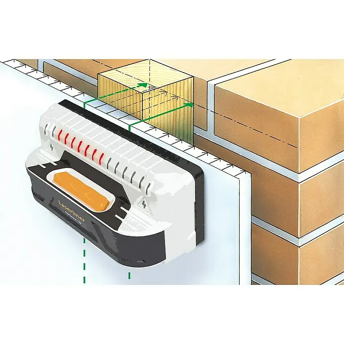 Laserliner Ortungsgerät StarSensor 150 - Erfassungstiefe: Max. 40 mm Holz/Metall - Informationsansicht