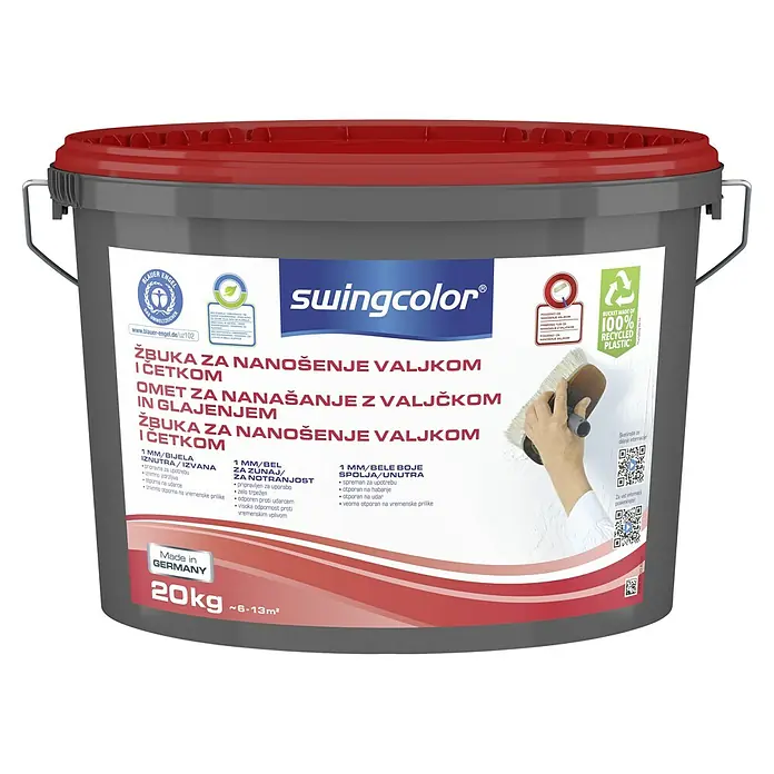 swingcolor Žbuka za zid i fasade - 20 kg - Pogled sprijeda