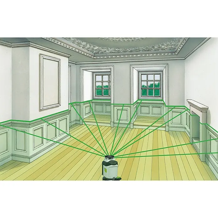 Laserliner Kreuzlinienlaser SmartLine G360 - Funktionen: 360°-Laserlinie, Laserdiode: 515 Nm - Anwendungsbeispiel