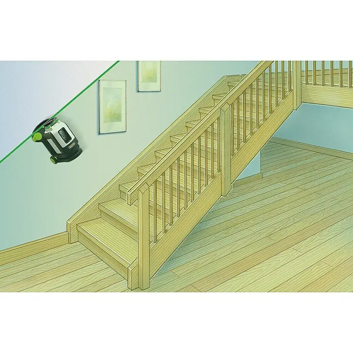 Laserliner Kreuzlinienlaser SmartLine G360 - Funktionen: 360°-Laserlinie, Laserdiode: 515 Nm - Anwendungsbeispiel