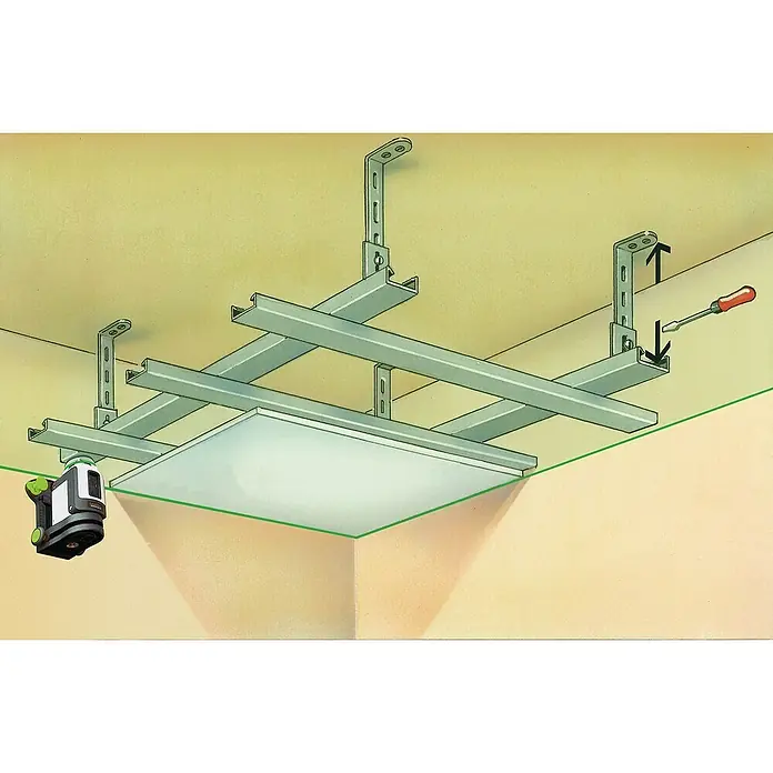 Laserliner Kreuzlinienlaser SmartLine G360 - Funktionen: 360°-Laserlinie, Laserdiode: 515 Nm - Anwendungsbeispiel
