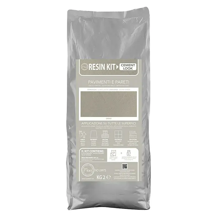 Fleur Kit Microcemento - 2 kg, Greige - Vista frontal