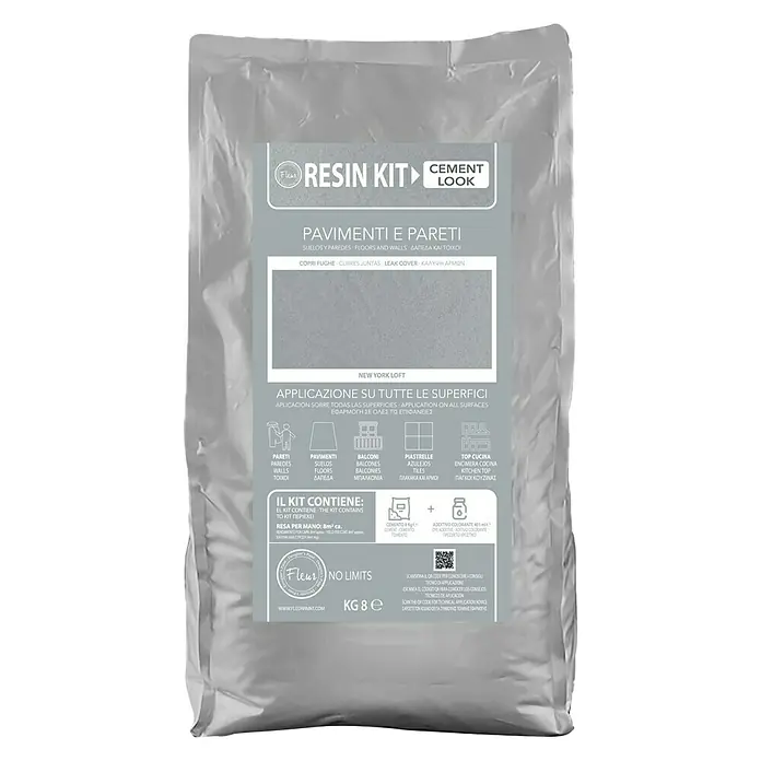 Fleur Kit Microcemento - 8 kg, New York - Vista frontal