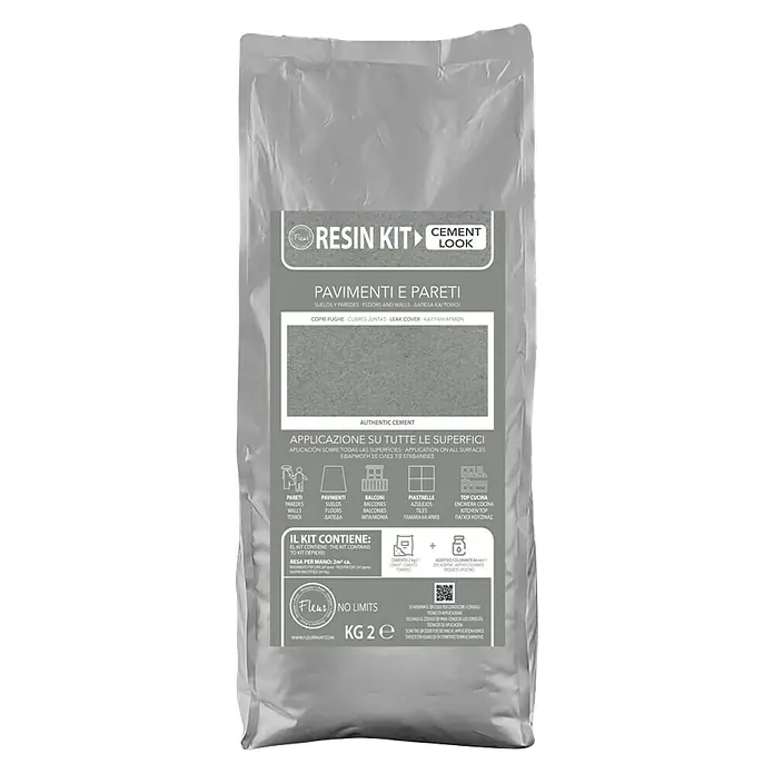Fleur Kit Microcemento - 2 kg, Authent Cement - Vista frontal