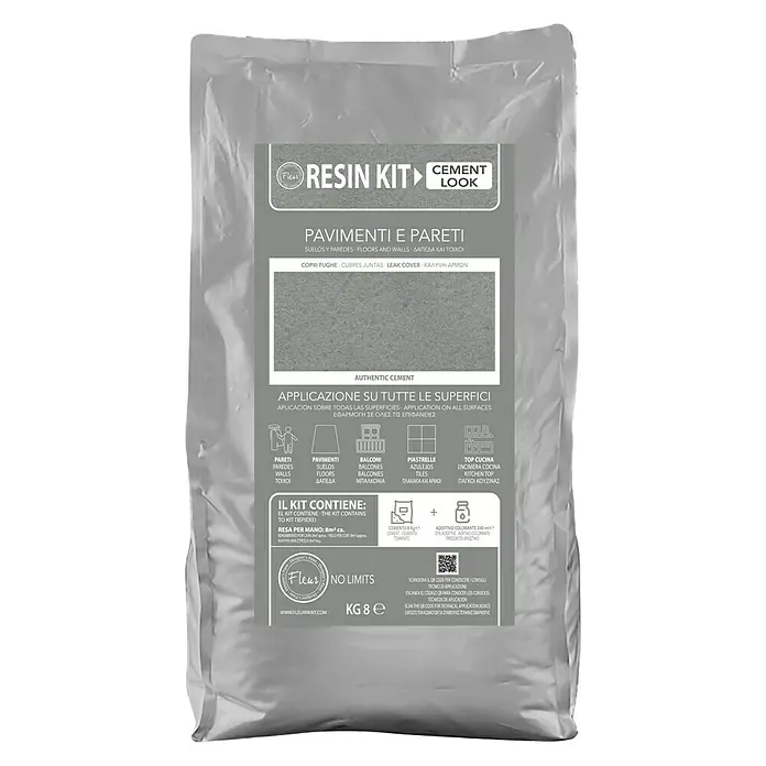 Fleur Kit Microcemento - 8 kg, Authent Cement - Vista frontal