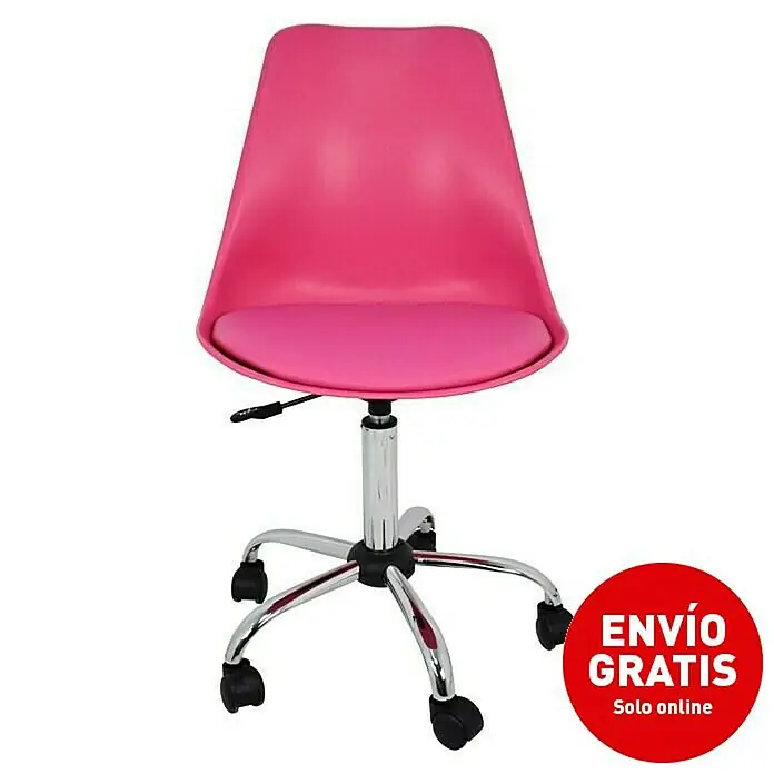 Silla de oficina Adriana - Rosa, Ruedas - Imagen de campaña