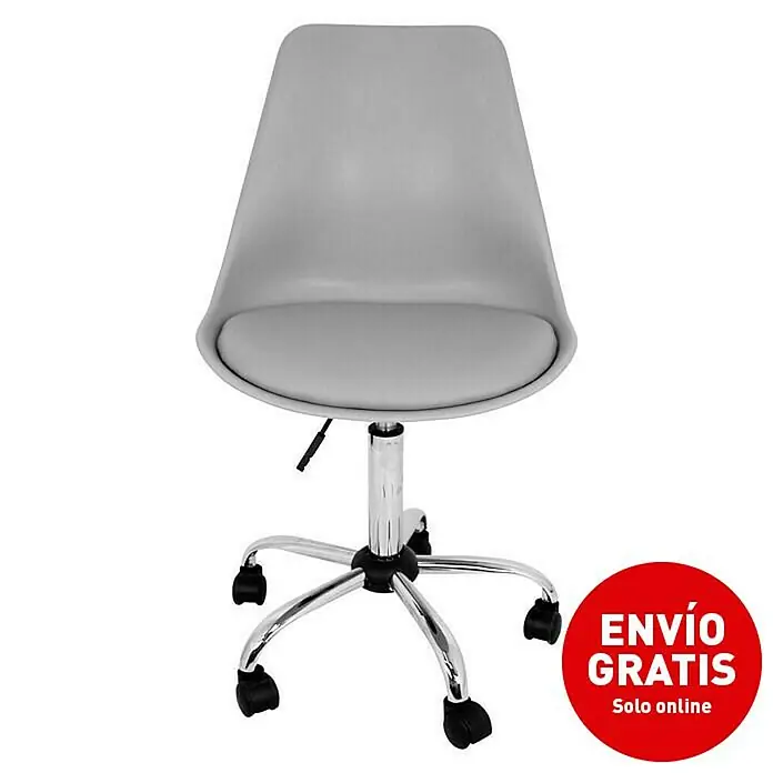 Silla de oficina Adriana - Gris, Ruedas - Imagen de campaña