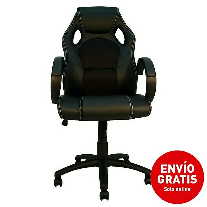 Silla de oficina Olimpia - Negro, Reposabrazos - Imagen de campaña