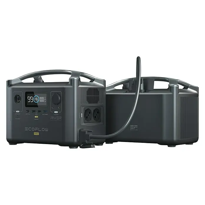 EcoFlow Prijenosna energetska stanica River 600 Pro - 720 Wh, 600 W - Dijagonalni pogled