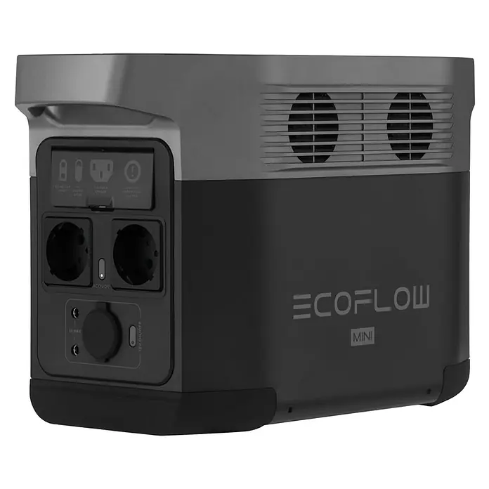 EcoFlow Prijenosna energetska stanica Delta Mini - 882 Wh - Dijagonalni pogled