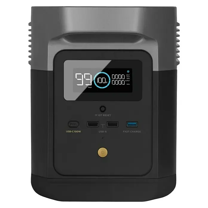 EcoFlow Prijenosna energetska stanica Delta Mini - 882 Wh - Pogled sprijeda