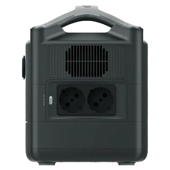 EcoFlow Prijenosna energetska stanica River 600 Max - 576 Wh - Pogled straga