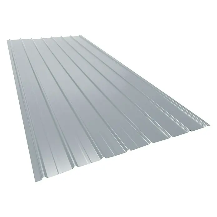 Dachblech Schwallblech MetDach - 120 cm x 90,5 cm x 0,4 mm, Natur - Diagonale Ansicht