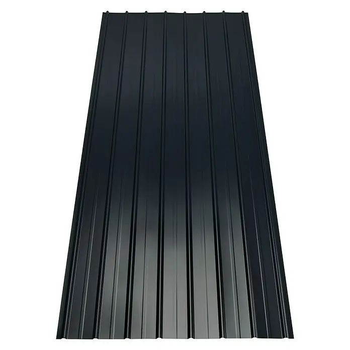 Dachblech Schwallblech MetDach - 120 cm x 90,5 cm x 0,4 mm, Anthrazit - Diagonale Ansicht