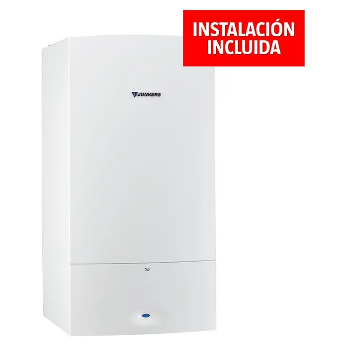 Junkers Caldera CerapurComfort ZWBE 25/25-3C GN con instalación incluida - Display multifunción, Capacidad: 6 l, 25 kW - Imagen de campaña