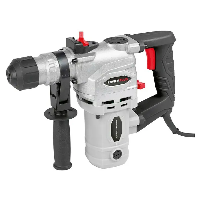 PowerPlus Boorhamer POWC1030 - 900 W, 3,5 J - Diagonaal zicht