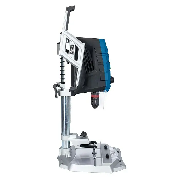 Scheppach Stolna bušilica DP60SE + set svrdla - 710 W, Broj okretaja pri praznom hodu: 0 okr/min - 2.600 okr/min, Stezna širina bušeće glave: 1,5 mm - 13 mm - Pogled s desne strane