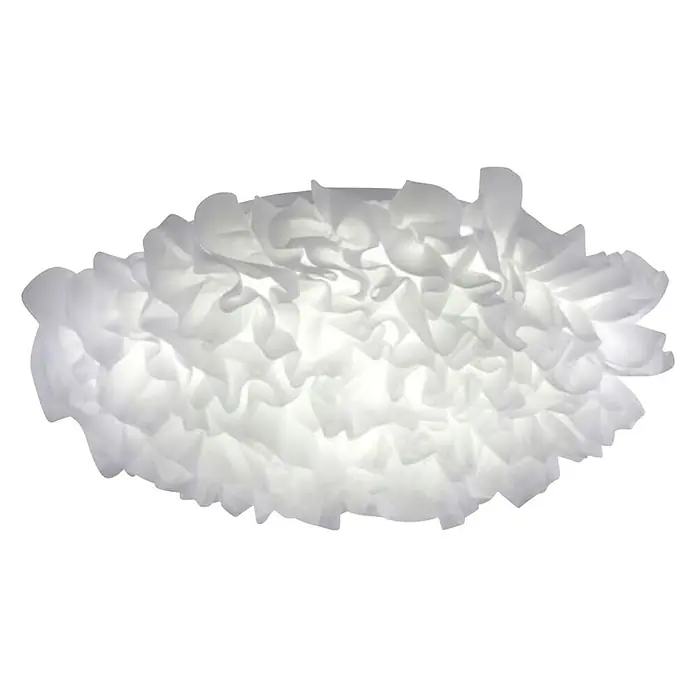 LeuchtenDirekt LED stropna svjetiljka Xenia - 20 W, Bijele boje, Ø x V: 50 x 18 cm - Pogled sprijeda