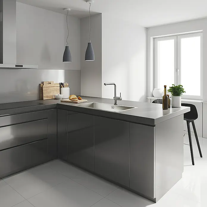Grohe Spültischarmatur Minta Touch - Touch-Wasseraktivierung, Chrom, Glänzend - Stimmungsaufnahme