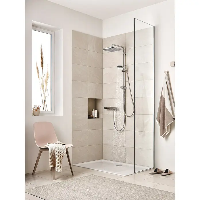 Grohe Kézi zuhany 100 - Funkciók száma: 1 db, Átmérő: 10 cm, króm - Hangulatos felvétel