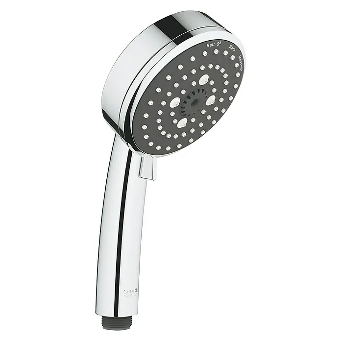 Grohe Handbrause Vitalio Comfort 100 - Anzahl Funktionen: 3 Stk., Durchmesser: 10 cm, Chrom - Diagonale Ansicht