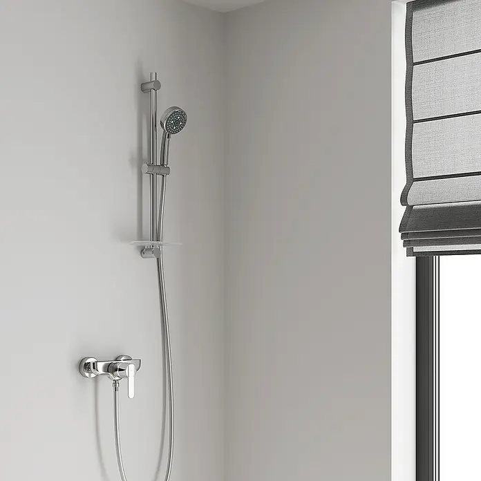 Grohe Handbrause Vitalio Comfort 100 - Anzahl Funktionen: 4 Stk., Durchmesser: 10 cm, Chrom - Stimmungsaufnahme