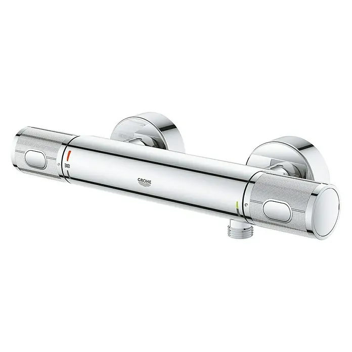 Grohe Brausethermostat Precision Feel - Chrom, Glänzend - Diagonale Ansicht