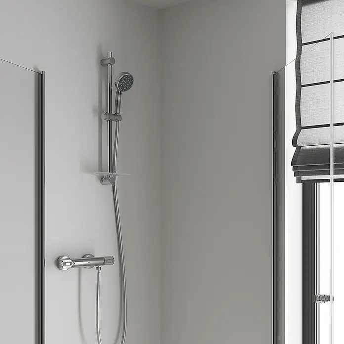 Grohe Brausethermostat Precision Feel - Chrom, Glänzend - Stimmungsaufnahme