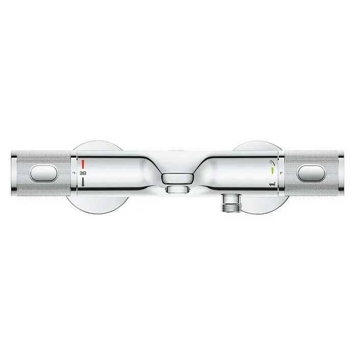 Grohe Wannenthermostat Precision Feel - Chrom, Glänzend - Vorderansicht