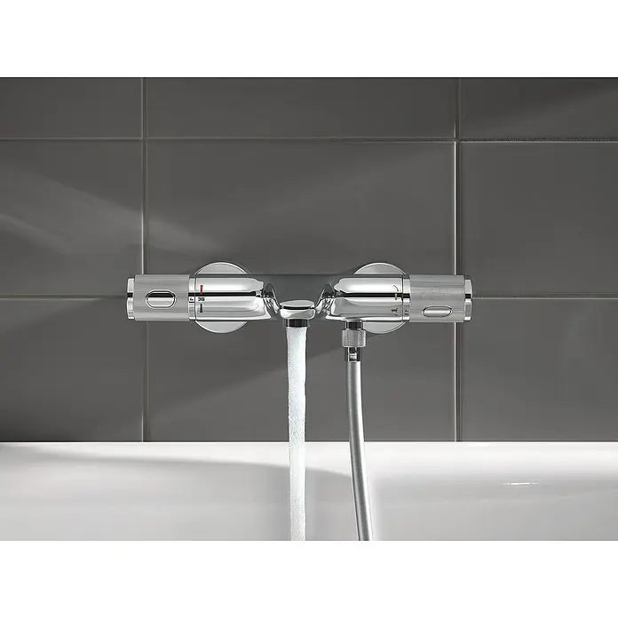 Grohe Wannenthermostat Precision Feel - Chrom, Glänzend - Stimmungsaufnahme