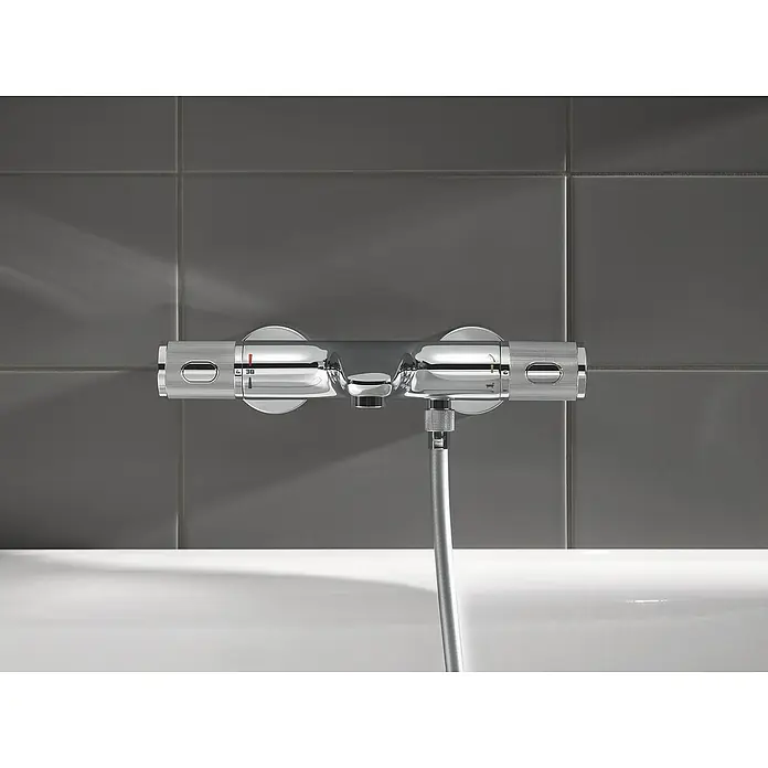 Grohe Wannenthermostat Precision Feel - Chrom, Glänzend - Stimmungsaufnahme