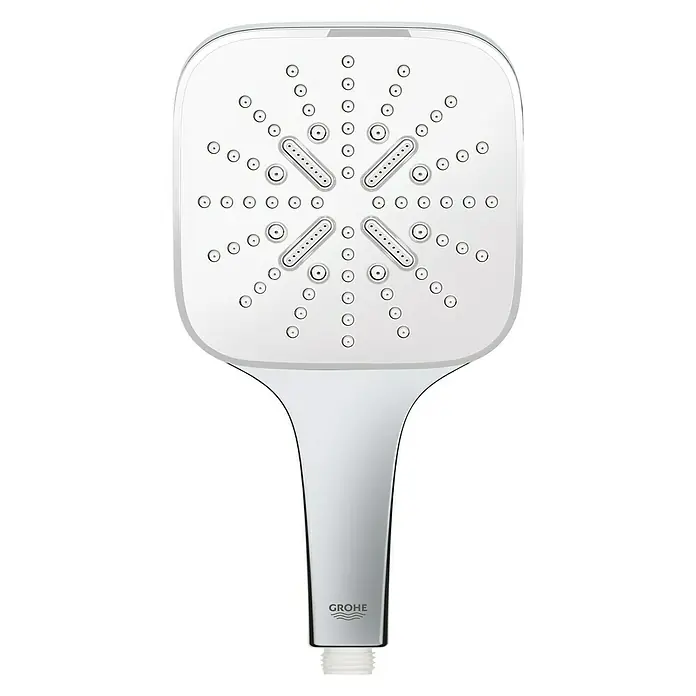 Grohe Handbrause Vitalio SmartActive 130 Cube - Anzahl Funktionen: 3 Stk., Durchmesser: 13 cm, Chrom - Ansicht von unten
