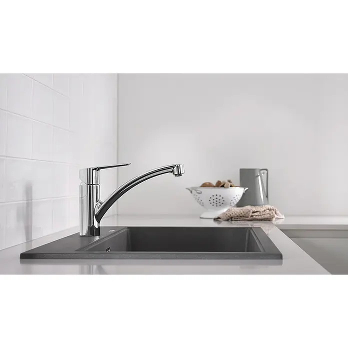 Grohe Start Spültischarmatur QuickFix - Chrom, Glänzend, Mittelhoher Auslauf - Stimmungsaufnahme