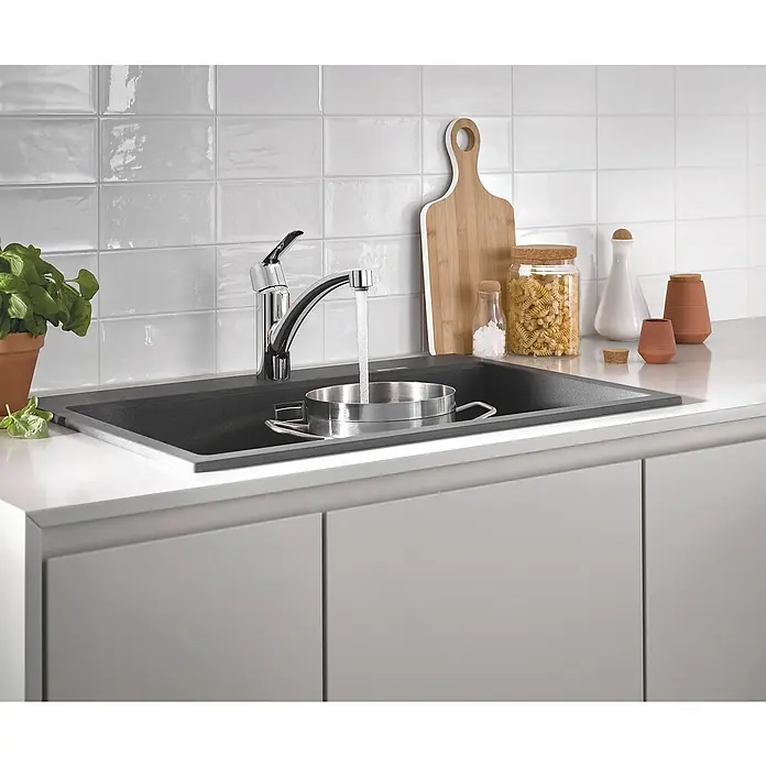 Grohe Start Spültischarmatur QuickFix - Chrom, Glänzend, Mittelhoher Auslauf - Stimmungsaufnahme