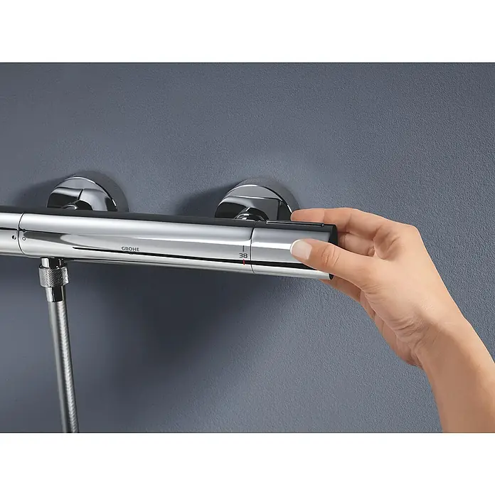 Grohe Brausethermostat Precision Get - Chrom, Glänzend - Anwendungsbeispiel