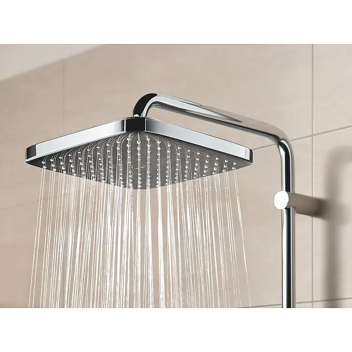 Grohe Vitalio Start Duschsystem Typ 2 - Mit Thermostatarmatur, Lochabstand: 101,6 cm, Chrom - Stimmungsaufnahme