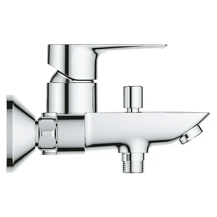 Grohe Start Loop Badewannenarmatur - Chrom, Glänzend, Durchmesser Kartusche: 35 mm - Rechte Seitenansicht